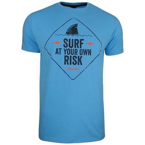 Ruhák Férfi Rövid ujjú pólók Monotox Surf Risk Kék