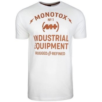 Ruhák Férfi Rövid ujjú pólók Monotox Industrial Fehér