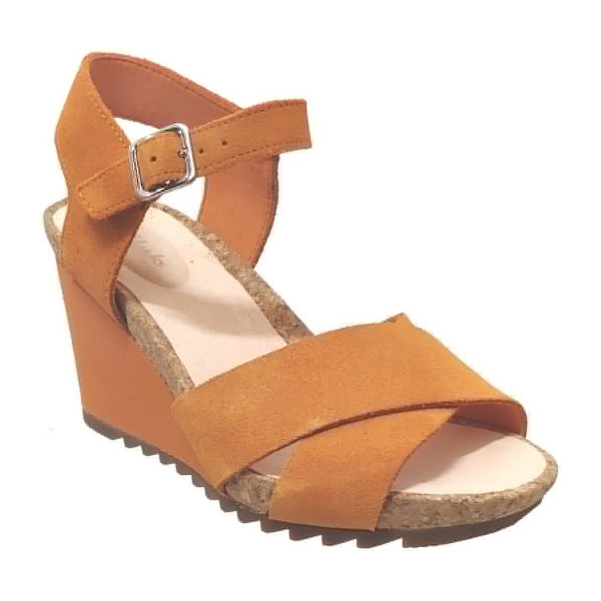 Cipők Női Szandálok / Saruk Clarks Flex sun Narancssárga