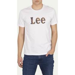 Ruhák Férfi Rövid ujjú pólók Lee T-shirt  Camo Package Bright White Fehér
