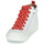 Cipők Lány Magas szárú edzőcipők Little Mary SASHA (VE014) Fehér / Piros