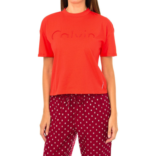 Ruhák Női Rövid ujjú pólók Calvin Klein Jeans J20J206171-690 Piros