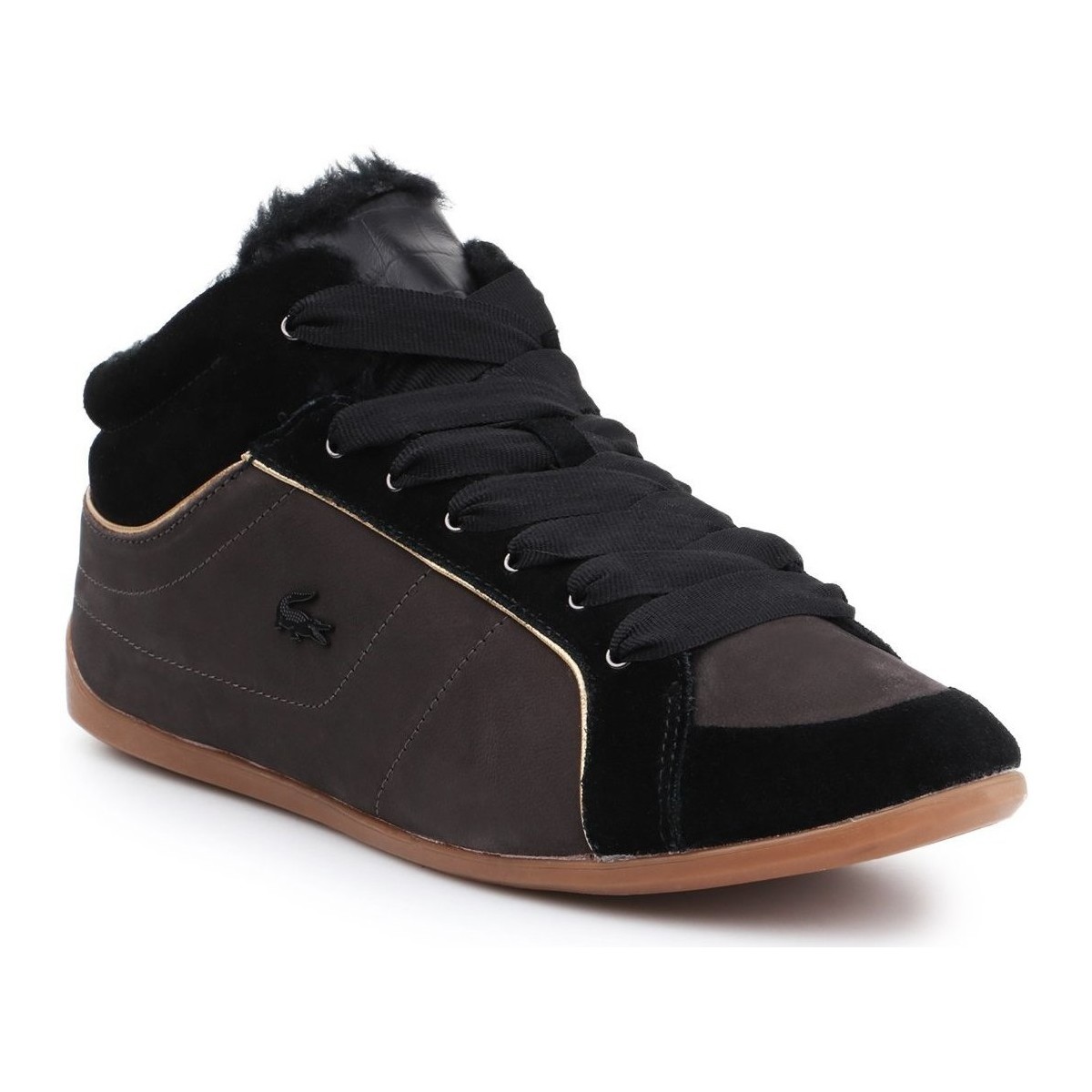 Cipők Női Rövid szárú edzőcipők Lacoste Missano MID 7-26SRW42072B6 Fekete 
