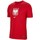 Ruhák Fiú Rövid ujjú pólók Nike JR Polska Crest Piros