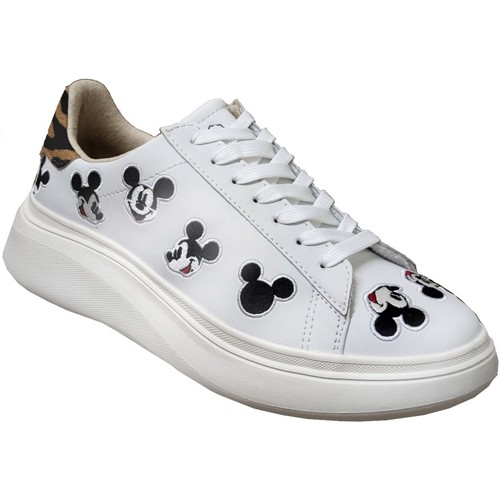 Cipők Női Rövid szárú edzőcipők Disney Md477 Fehér
