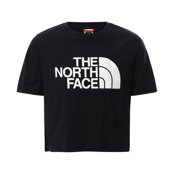 Ruhák Lány Rövid ujjú pólók The North Face EASY CROPPED TEE Fekete 