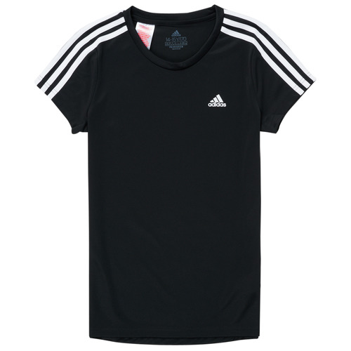 Ruhák Lány Rövid ujjú pólók Adidas Sportswear G 3S T Fekete 