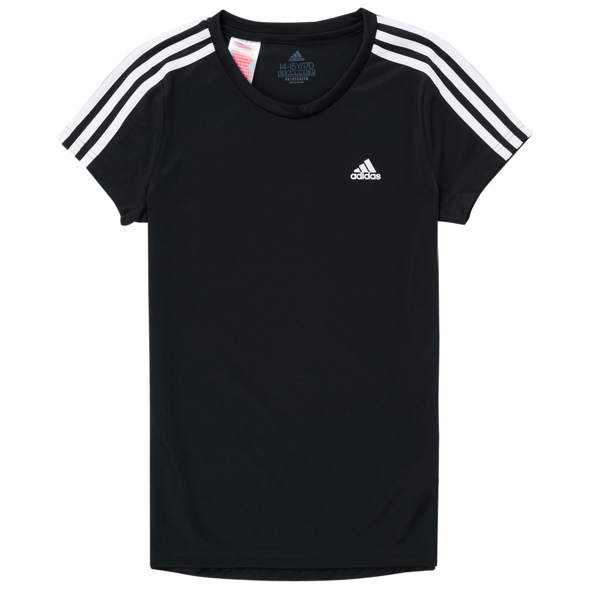 Ruhák Lány Rövid ujjú pólók Adidas Sportswear G 3S T Fekete 