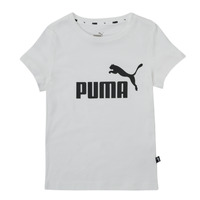 Ruhák Lány Rövid ujjú pólók Puma ESS TEE Fehér
