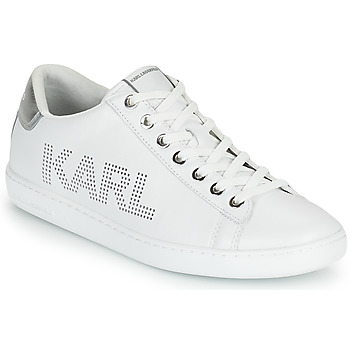 Cipők Női Rövid szárú edzőcipők Karl Lagerfeld KUPSOLE II KARL PUNKT LOGO LO Fehér