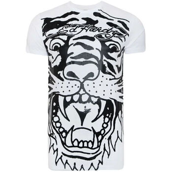 Ruhák Férfi Rövid ujjú pólók Ed Hardy - Big-tiger t-shirt Fehér