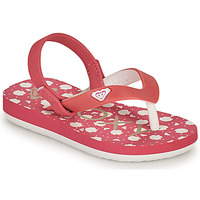 Cipők Lány Lábujjközös papucsok Roxy TW TAHITI VI Rózsaszín