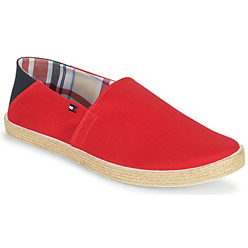 Cipők Férfi Gyékény talpú cipők Tommy Hilfiger EASY SUMMER SLIP ON Piros