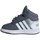 Cipők Gyerek Magas szárú edzőcipők adidas Originals Hoops Mid 20 I Grafit, Fehér
