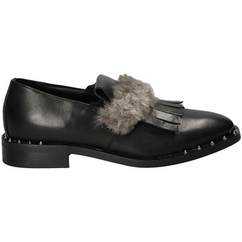 Cipők Női Mokkaszínek Mally 5970 Fekete 