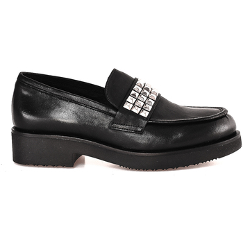 Cipők Női Mokkaszínek Mally 5896 Fekete 