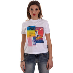Ruhák Női Rövid ujjú pólók Versace B2HVB7V630331003 Fehér