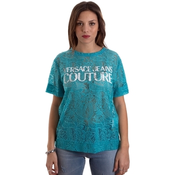 Ruhák Női Rövid ujjú pólók Versace B2HVB70804748207 Kék