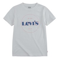 Ruhák Fiú Rövid ujjú pólók Levi's 9ED415-001 Fehér