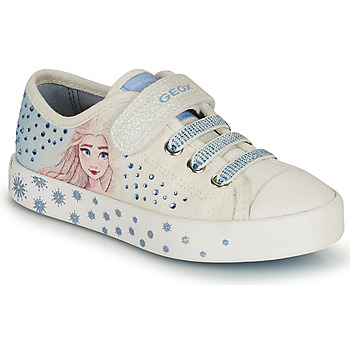 Cipők Lány Rövid szárú edzőcipők Geox JR CIAK GIRL Fehér / Kék