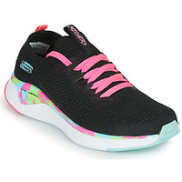 Cipők Lány Rövid szárú edzőcipők Skechers SOLAR FUSE Fekete  / Rózsaszín