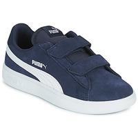 Cipők Fiú Rövid szárú edzőcipők Puma SMASH PS Kék