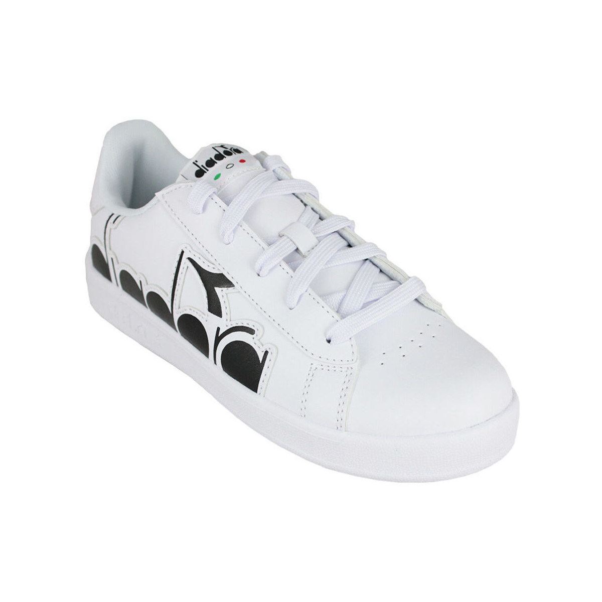 Cipők Gyerek Divat edzőcipők Diadora 101.176274 01 C0351 White/Black Fekete 
