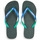 Cipők Lábujjközös papucsok Havaianas BRASIL MIX Fekete  / Kék