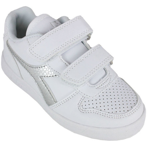 Cipők Gyerek Divat edzőcipők Diadora 101.175782 01 C0516 White/Silver Ezüst