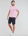 Ruhák Férfi Rövid ujjú pólók Polo Ralph Lauren T-SHIRT AJUSTE COL ROND EN COTON LOGO PONY PLAYER Rózsaszín