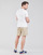 Ruhák Férfi Rövid ujjú pólók Polo Ralph Lauren T-SHIRT AJUSTE COL ROND EN PIMA COTON LOGO PONY PLAYER MULTICOLO Fehér