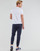 Ruhák Férfi Rövid ujjú pólók Polo Ralph Lauren T-SHIRT AJUSTE COL ROND EN COTON LOGO PONY PLAYER Fehér