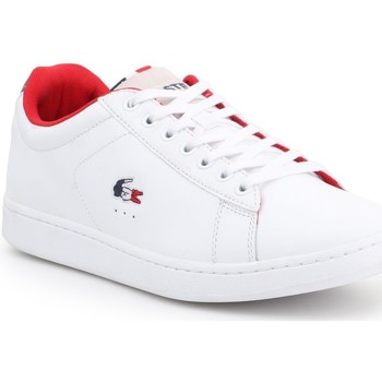 Cipők Férfi Rövid szárú edzőcipők Lacoste Carnaby Evo 317 3 SPM 7-34SPM0003042 Fehér
