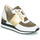 Cipők Női Rövid szárú edzőcipők Karston SILMON Fehér / Arany