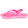 Cipők Lány Lábujjközös papucsok Crocs CROCBAND STRAP FLIP K Rózsaszín