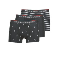Fehérnemű Férfi Boxerek Polo Ralph Lauren CLASSIC TRUNK X3 Fekete  / Fehér / Fekete 