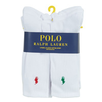 Kiegészítők Férfi Sport zoknik Polo Ralph Lauren ASX110 6 PACK COTTON Fehér