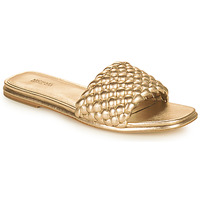 Cipők Női Papucsok MICHAEL Michael Kors AMELIA FLAT SANDAL Arany