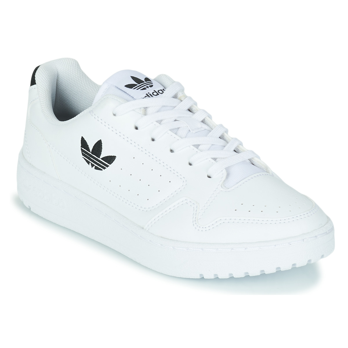 Cipők Gyerek Rövid szárú edzőcipők adidas Originals NY 92 J Fehér / Fekete 