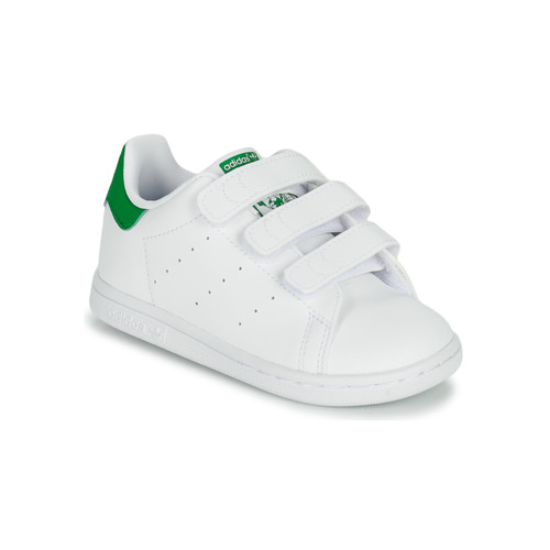 Cipők Gyerek Rövid szárú edzőcipők adidas Originals STAN SMITH CF I SUSTAINABLE Fehér / Zöld