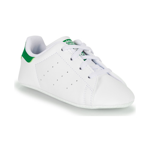 Cipők Gyerek Rövid szárú edzőcipők adidas Originals STAN SMITH CRIB SUSTAINABLE Fehér / Zöld