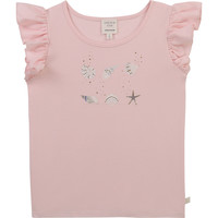 Ruhák Lány Rövid ujjú pólók Carrément Beau Y15378-44L Rózsaszín