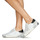 Cipők Női Rövid szárú edzőcipők Philippe Model PARIS Fehér / Ezüst / Fekete 