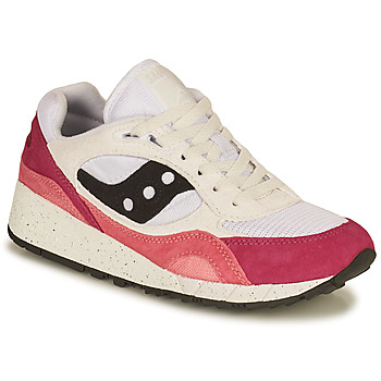 Cipők Női Rövid szárú edzőcipők Saucony SHADOW 6000 Fehér / Rózsaszín