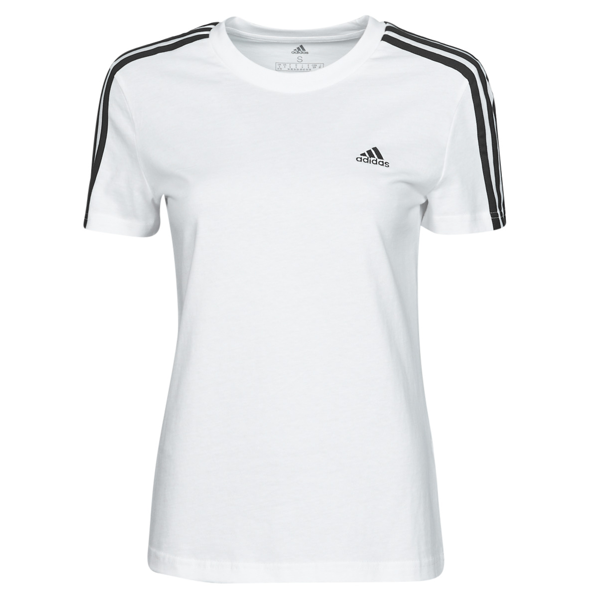 Ruhák Női Rövid ujjú pólók Adidas Sportswear W 3S T Fehér