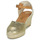 Cipők Női Gyékény talpú cipők Betty London CASSIA Arany