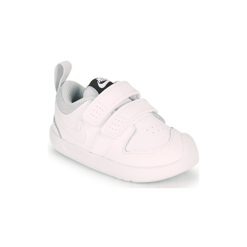 Cipők Gyerek Rövid szárú edzőcipők Nike PICO 5 TD Fehér