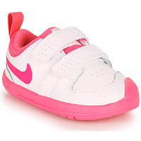 Cipők Lány Rövid szárú edzőcipők Nike PICO 5 TD Fehér / Rózsaszín