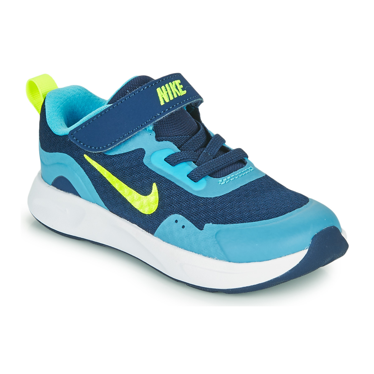 Cipők Fiú Multisport Nike WEARALLDAY TD Kék / Zöld