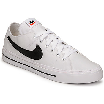 Cipők Férfi Rövid szárú edzőcipők Nike NIKE COURT LEGACY CANVAS Fehér / Fekete 